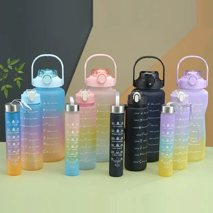 3 In 1 Motivational Water Bottles.