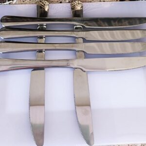 6pcs Stainless Steel Butter Knives.