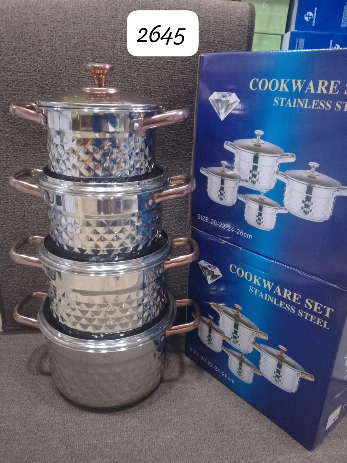 Stainless Steel Cookware Set.