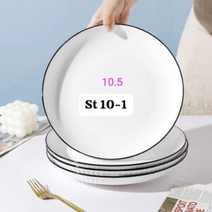 6pcs 10.5" Japanese Ring Plates.