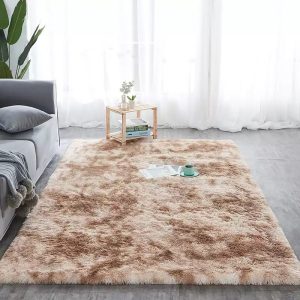 Pattern fluffy carpet soft patched