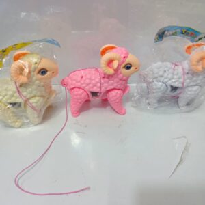 Bunny rabbit and sheep. battery operated