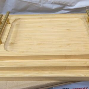 3pcs Wooden Serving Trays.
