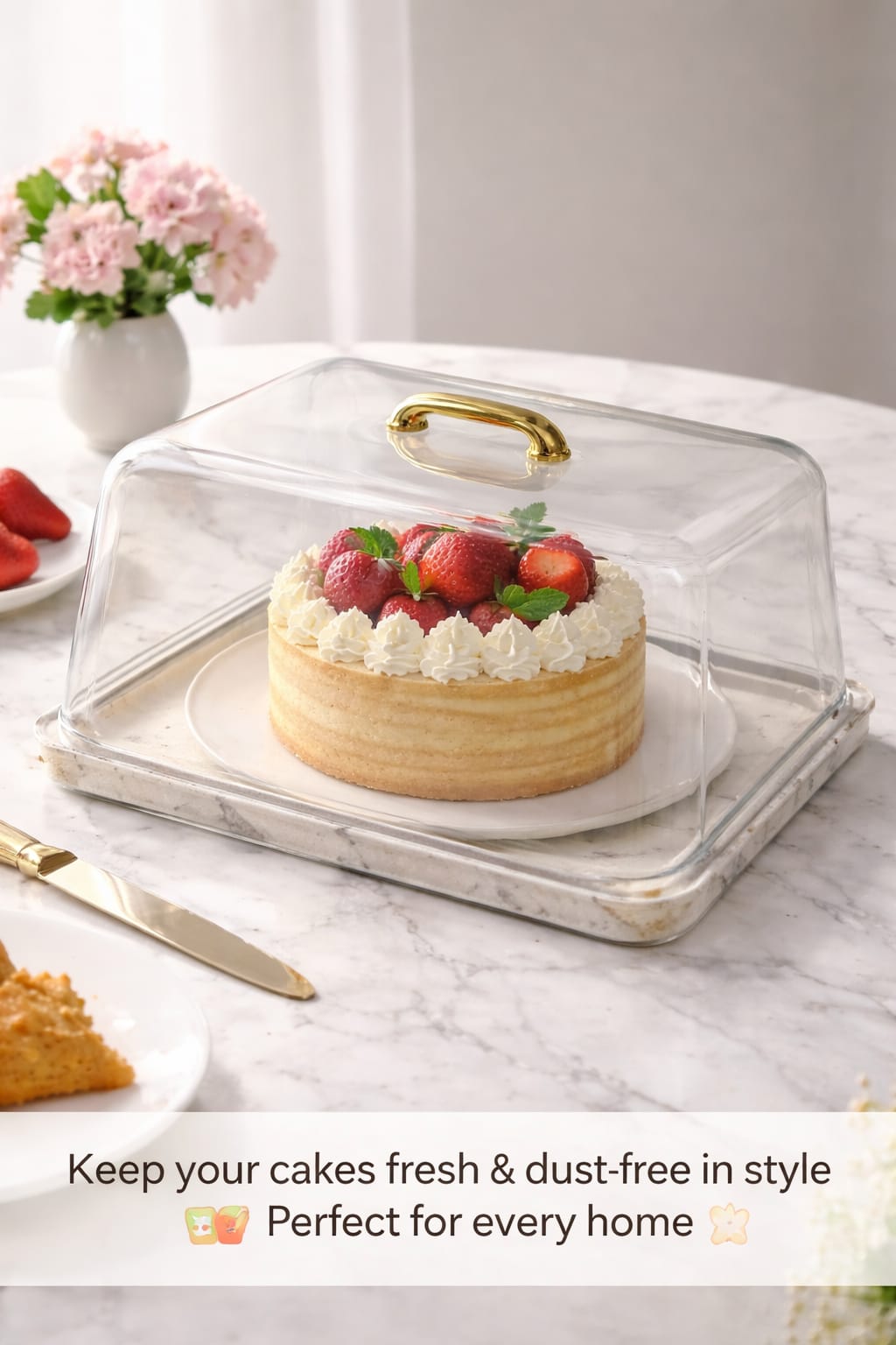 Acrylic Clear Food Cover Small