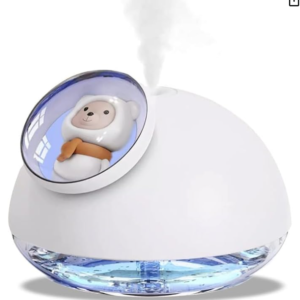 Panda Cool Humidifier with Colorful Night Light | 160ml (White)