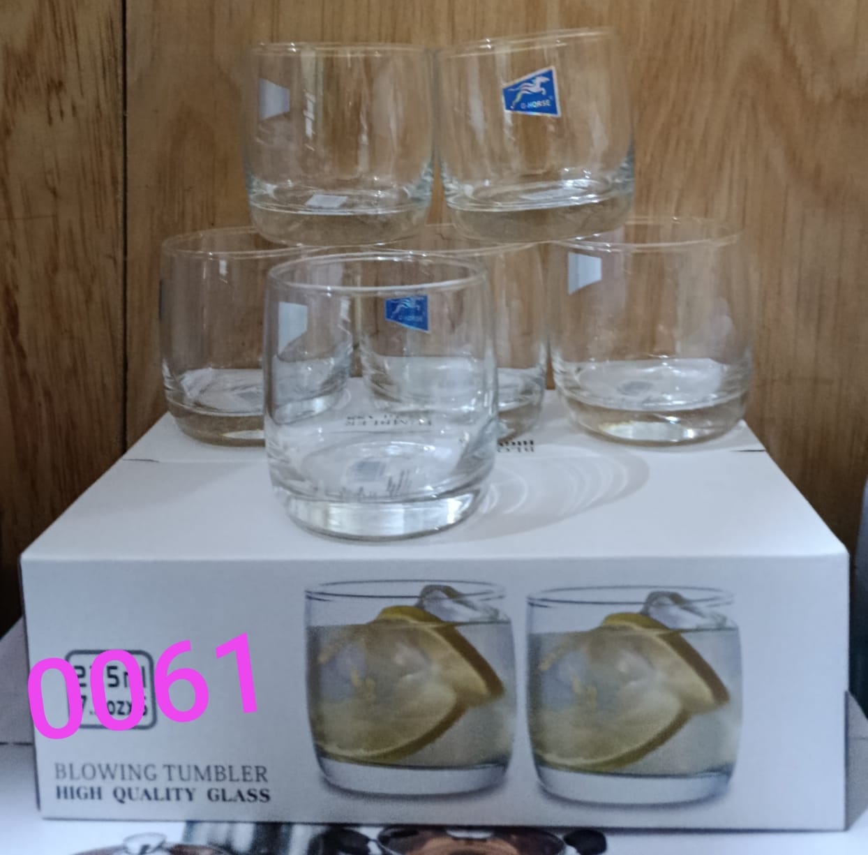 6pcs whisky glass