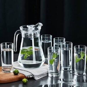 Water set 6 pieces glasses plus 1 jug