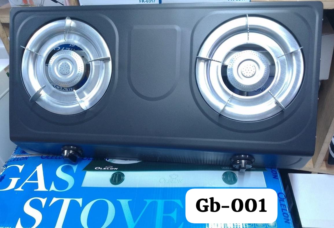 Table Top Stainless Steel 2 Burner Gas Cooker.