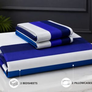 6*6 Cotton Bedsheets - 2pcs Bedsheets and 2pcs Pillow Cases.