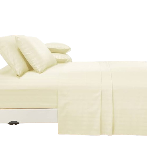 6*6 4pc Stripped Bedsheets (2pcs Bedsheets and 2pcs Pillow Case). - Image 8