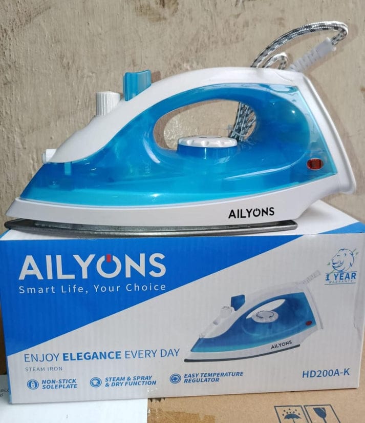 Ailyons HD200A-K Steam Iron.