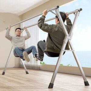 Double outdoor cloth rail. Made from high-quality materials, it is designed to withstand various weather conditions.