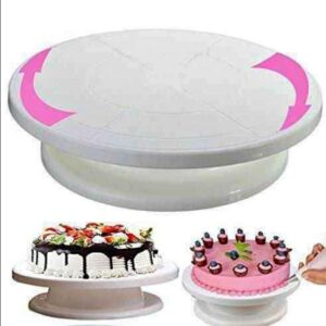 CAKE TURN TABLE. Rotating Decorating Stand for baking.