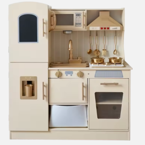 Kitchen Wooden Toy for Kids With Microwave.