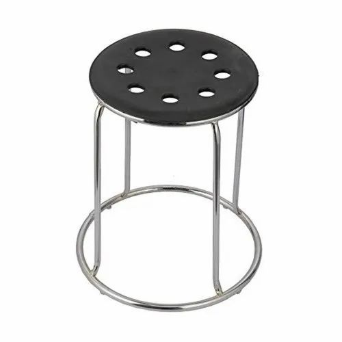 Stackable portable stools Strong metallic stands, Coated hard plastic topside.45 by 32 by 38c - Image 4