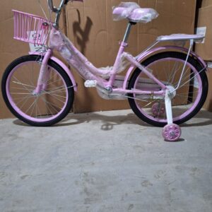 Size 20 Children's Bicycle With Training Wheels And a Front Basket.(7 To 10yrs)