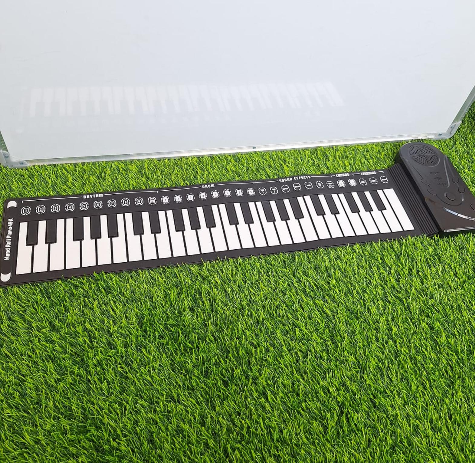 Roll-up Electric Piano Keyboard.