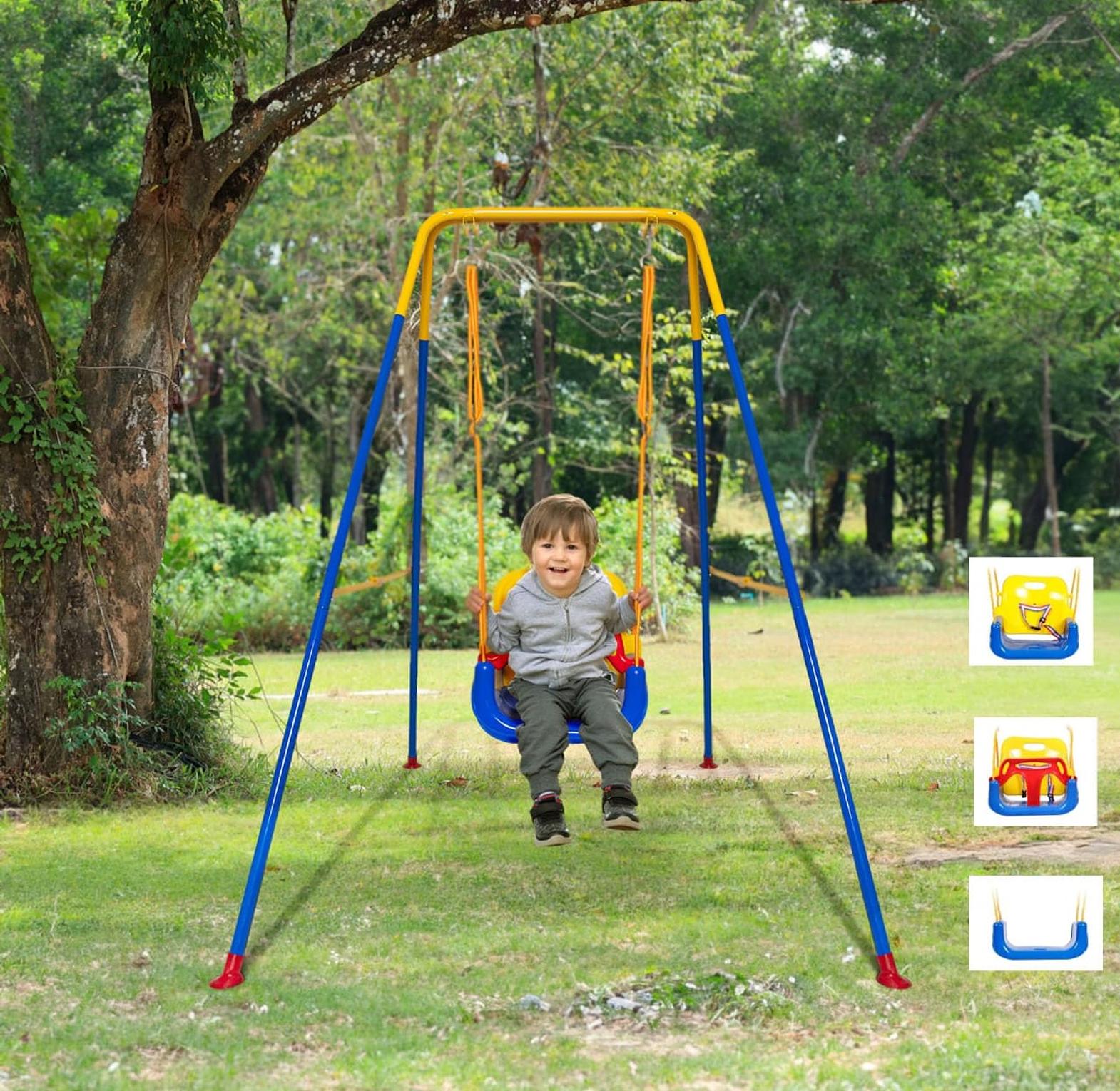 KIDS SWING. 3-in-1 Toddler Swing Set.