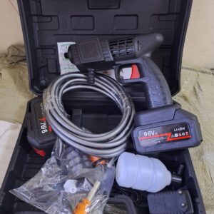 PRESSUER GUN 96V. Portable, Cordless 96V High-Pressure Water Sprayer/Washer Kit.