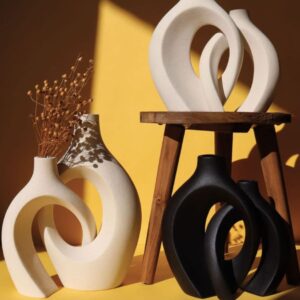 ceramic twin vases