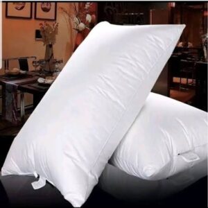White Pure Micro Fibre Pillow (Pair).