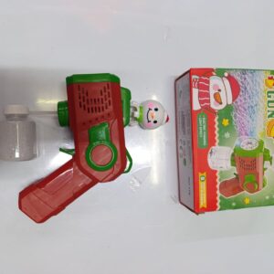 Christmass bubble gun.Battery operated.