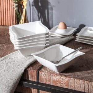 Fancy Shapely With Lines Bowl 6pcs