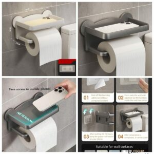 Punch free toilet tissue Holder