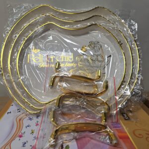 3 pcs acrylic bell tray