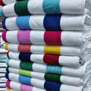 Stripped towels 90by160cm