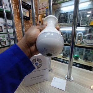 WiFi CCTV 360° Camera Bulb – Smart Security and Lighting in One.
