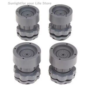 4Pcs Heavy Duty Adjustable Height Washing Machine Anti Vibration Pad Shock.
