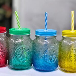 Glass Smoothie Jars.