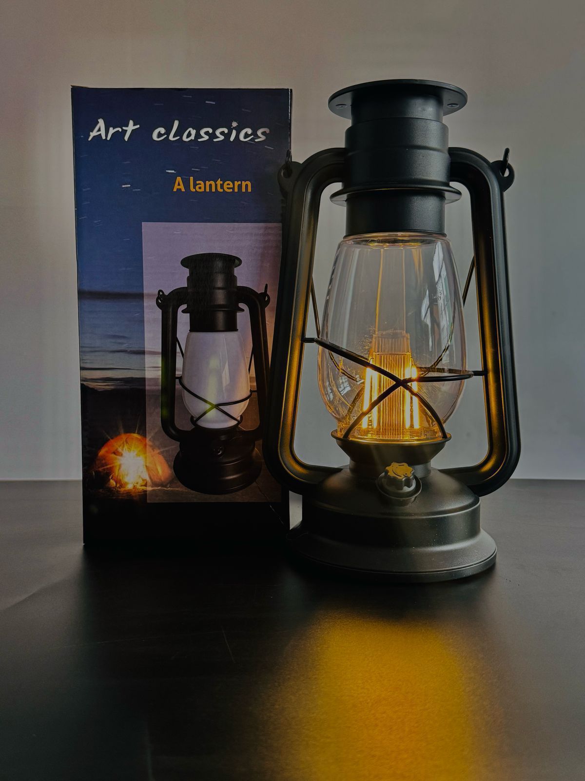 Art Classic Vintage Big Solar Lantern.