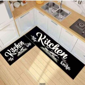 Antislip Heavy Kitchen Mats (2pc).