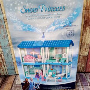 Snow Princess Doll house. swimming pool and bridge