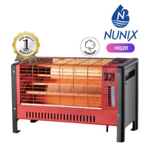 3 sided quartz room heater with humidifier