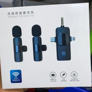 3-in-1 Wireless Lavalier Microphone – K15.
