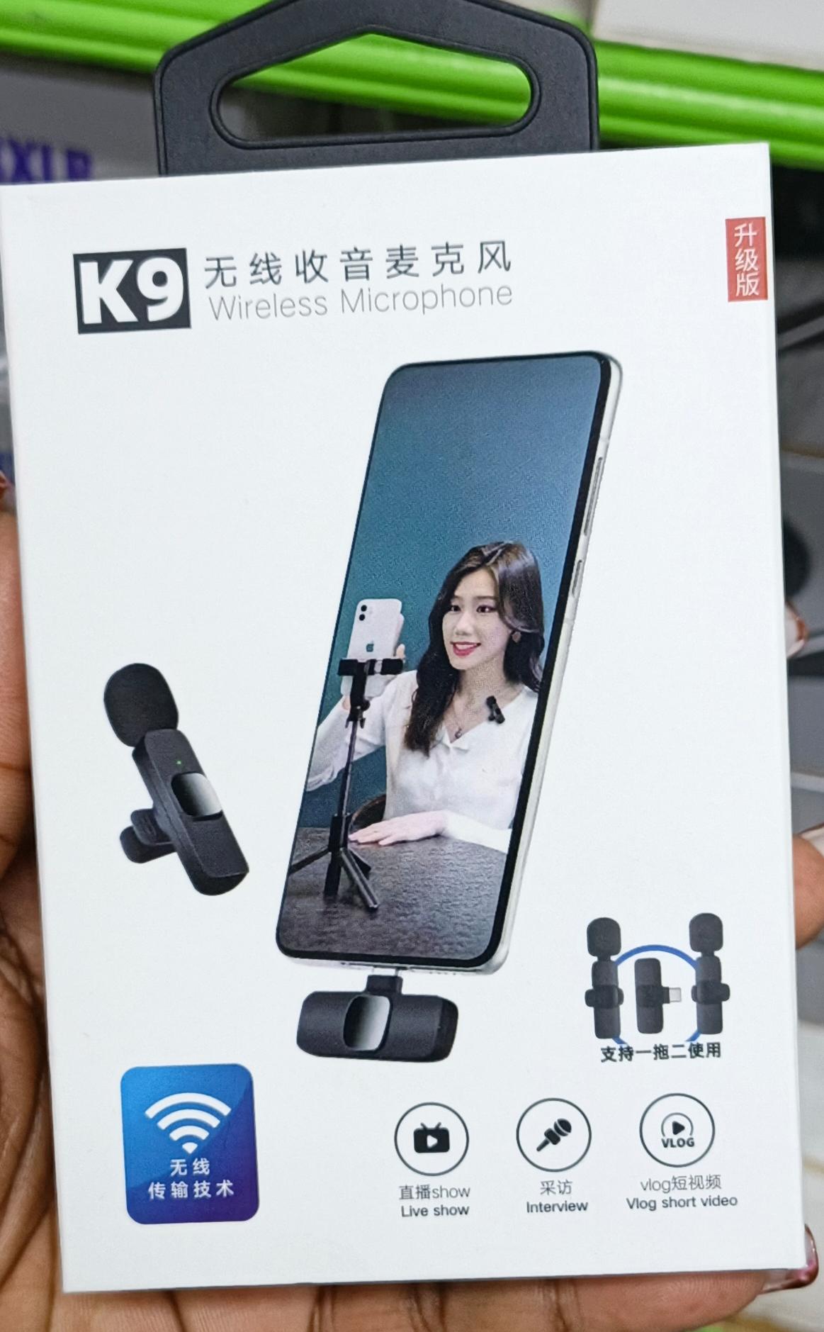 K9 Wireless Lavalier Microphone.