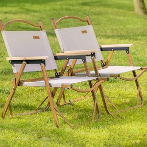 portable black foldable camping chair