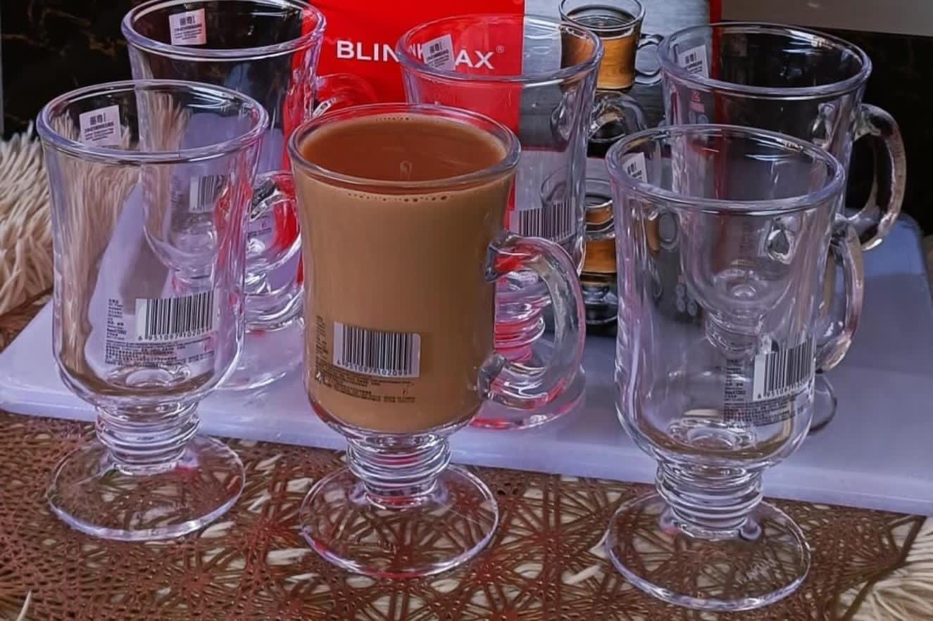 6pcs Elegant Irish Glasses.