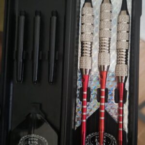 Professional soft tip Darts for Dartboard with steel Shafts, Extra Flights Carrying Case