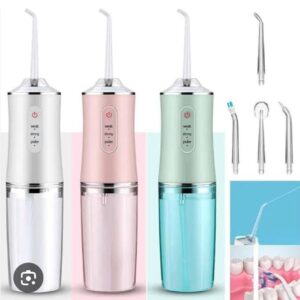 Rechargeable Portable oral care irrigator with 4 nozzles Capacity 230ml