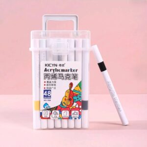 Acrylic Paint Markers with Brush Tips