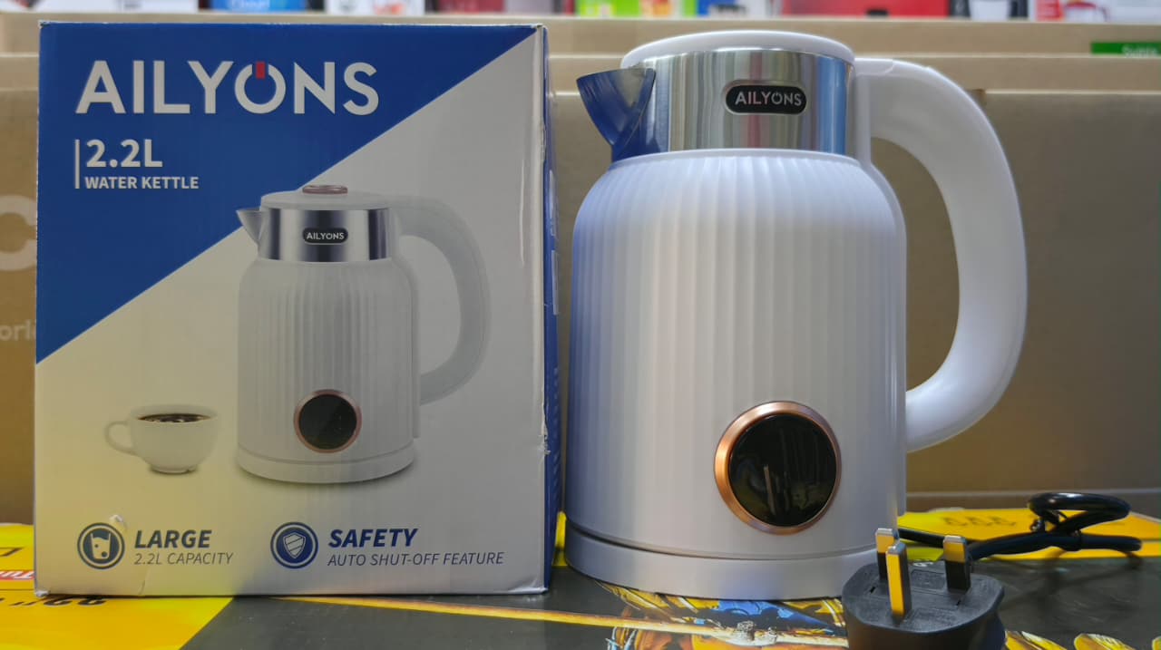 Ailyons Cordless Plastic Kettle 2.2L FK-0321
