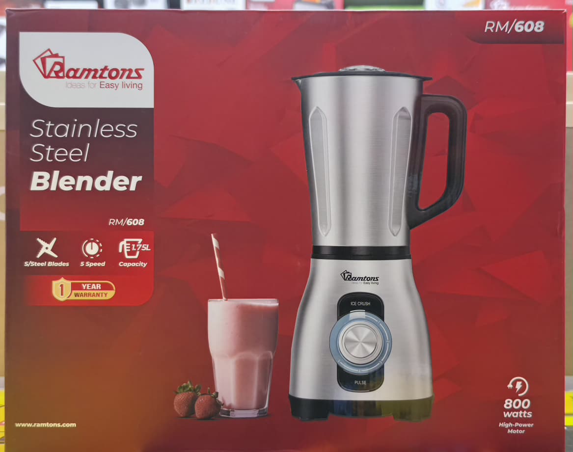 Ramtons Stainless Steel Blender 800W RM/608