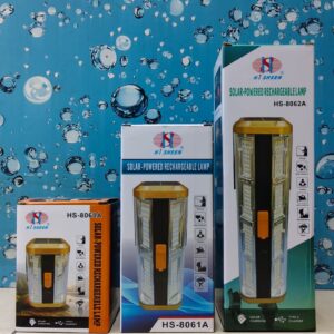 Solar Powered Rechargeable Lamp.