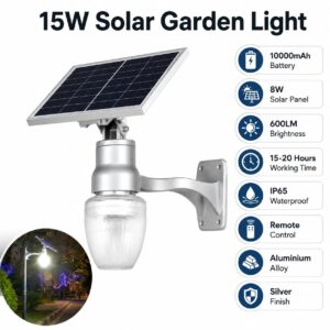 Apple Solar Garden Wall Light.