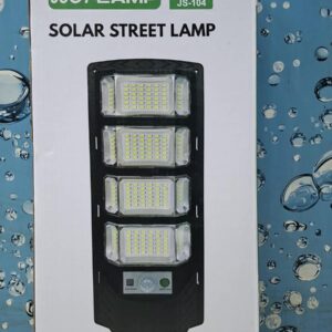 JS-104 400W Solar Street Lamp – Inbuilt Solar Panel with Motion Sensor.